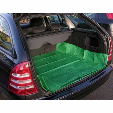 Auto kofferbak bescherming zeil groen 180 x 123 cm