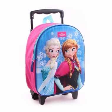 Frozen koffer/trolley roze voor meisjes