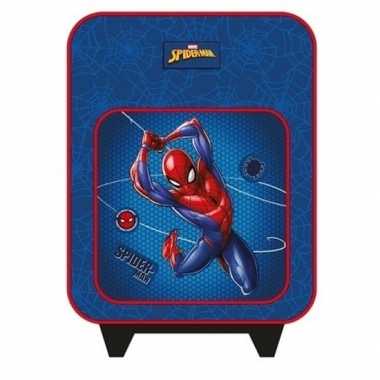 Spiderman handbagage reiskoffer/trolley 35 cm voor kinderen